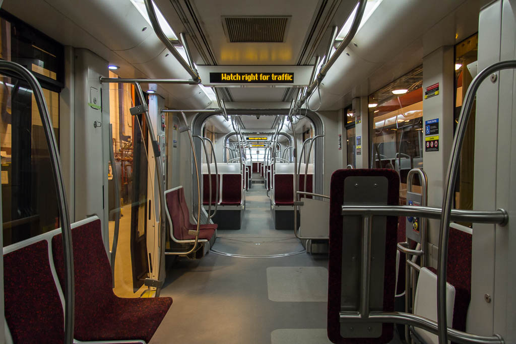 Interior of the Flexity Outlook