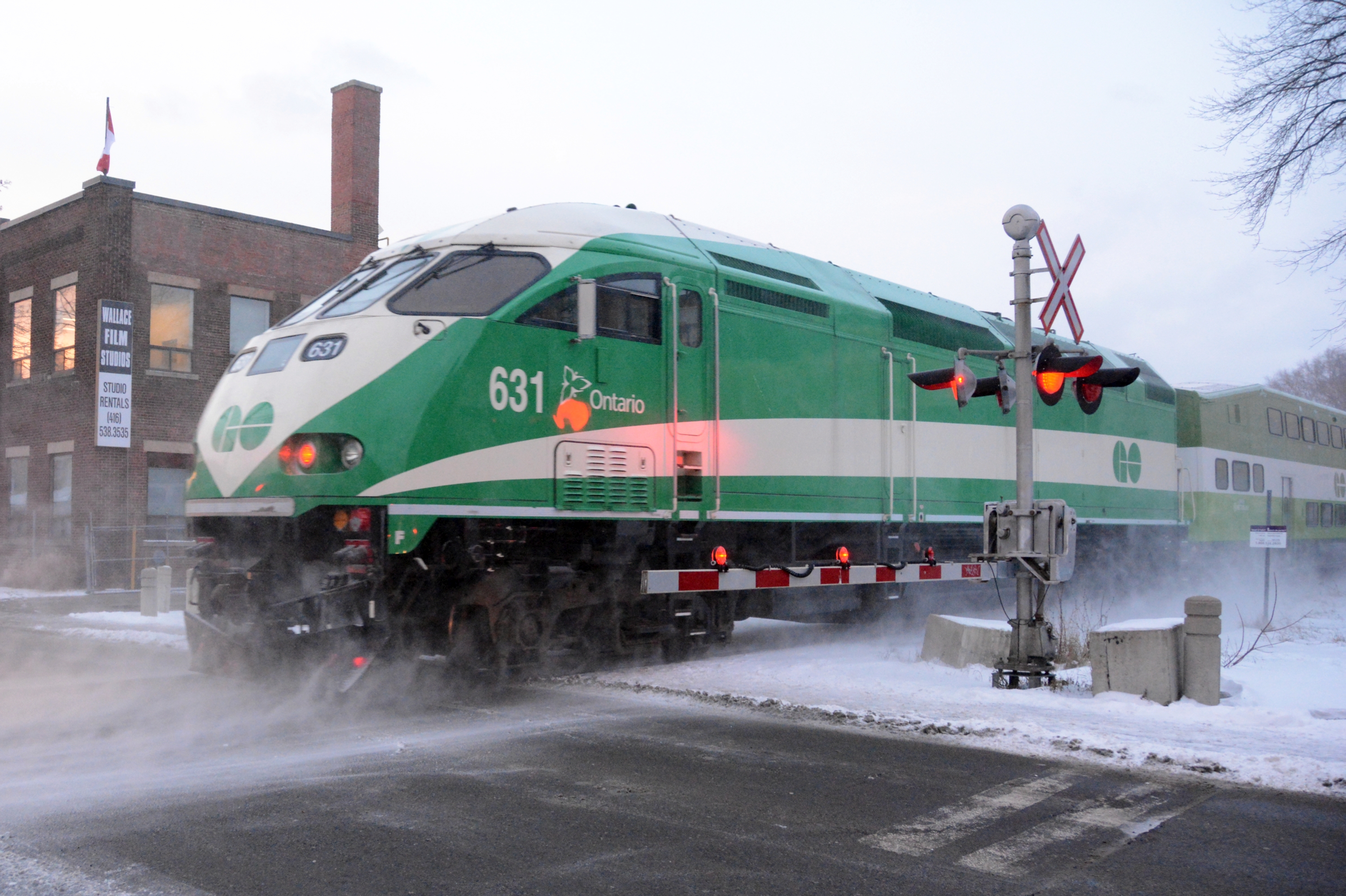 GOT 631 Heading North on Barrie Line