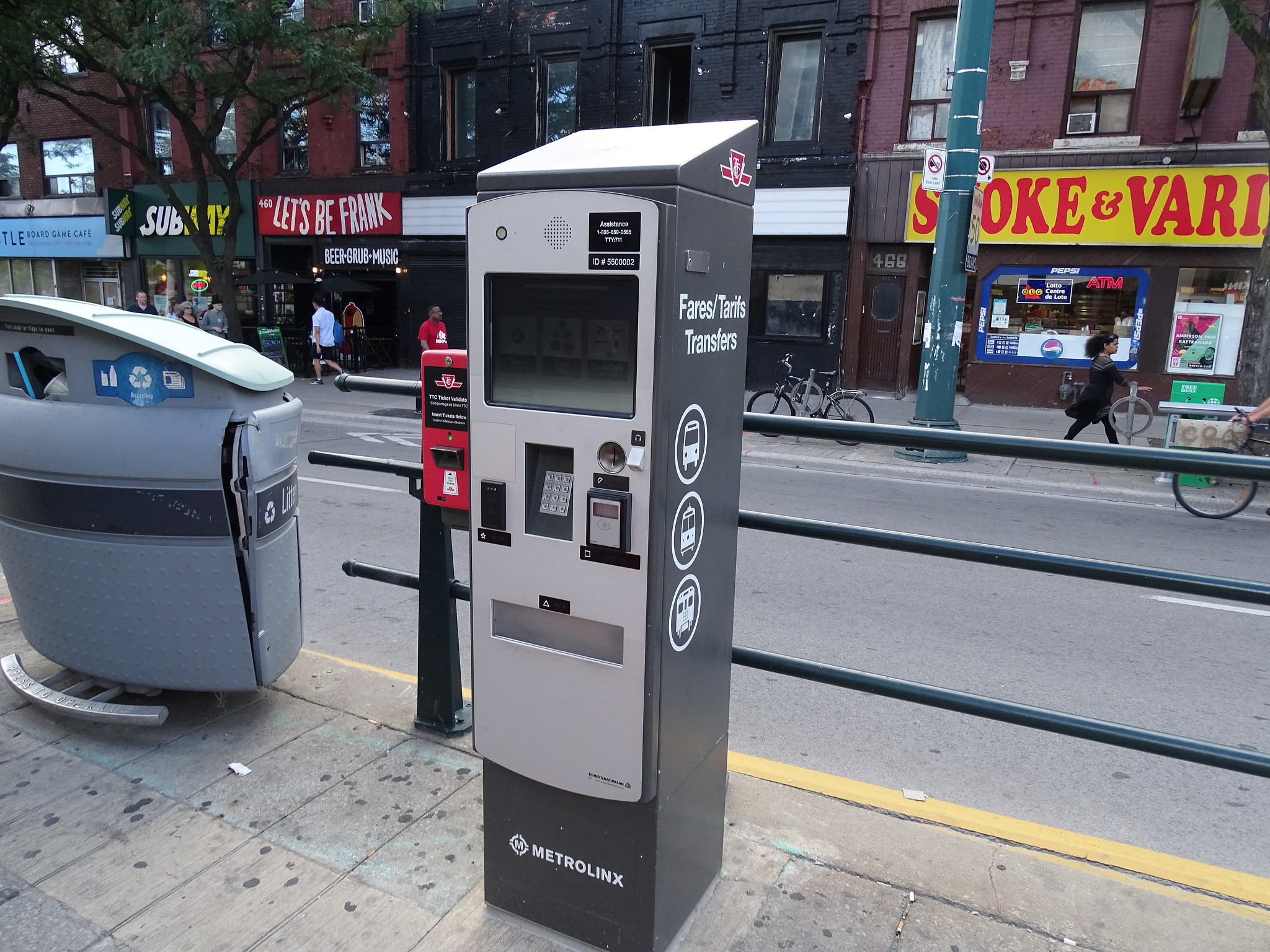 Outside Fare Machine