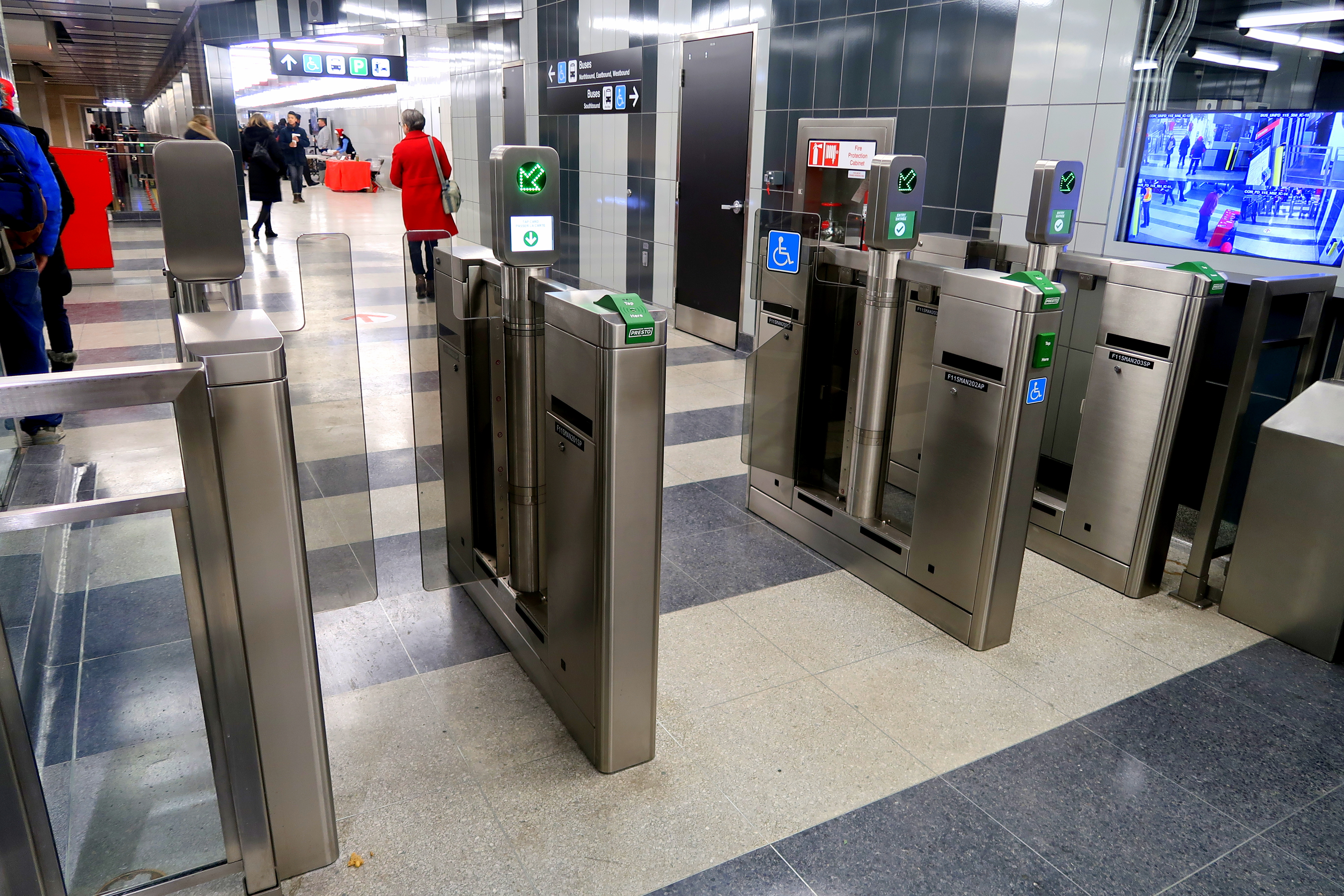 TTC PRESTO Paddle Style Fare Gate