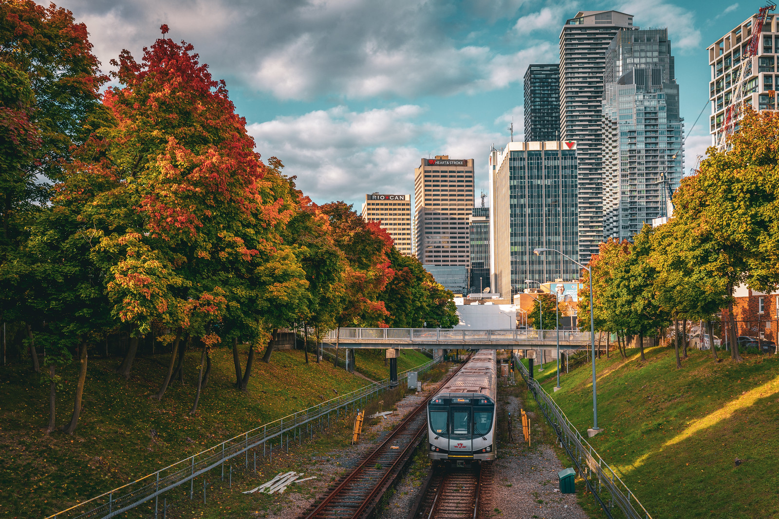 Line 1 in Midtown Toronto