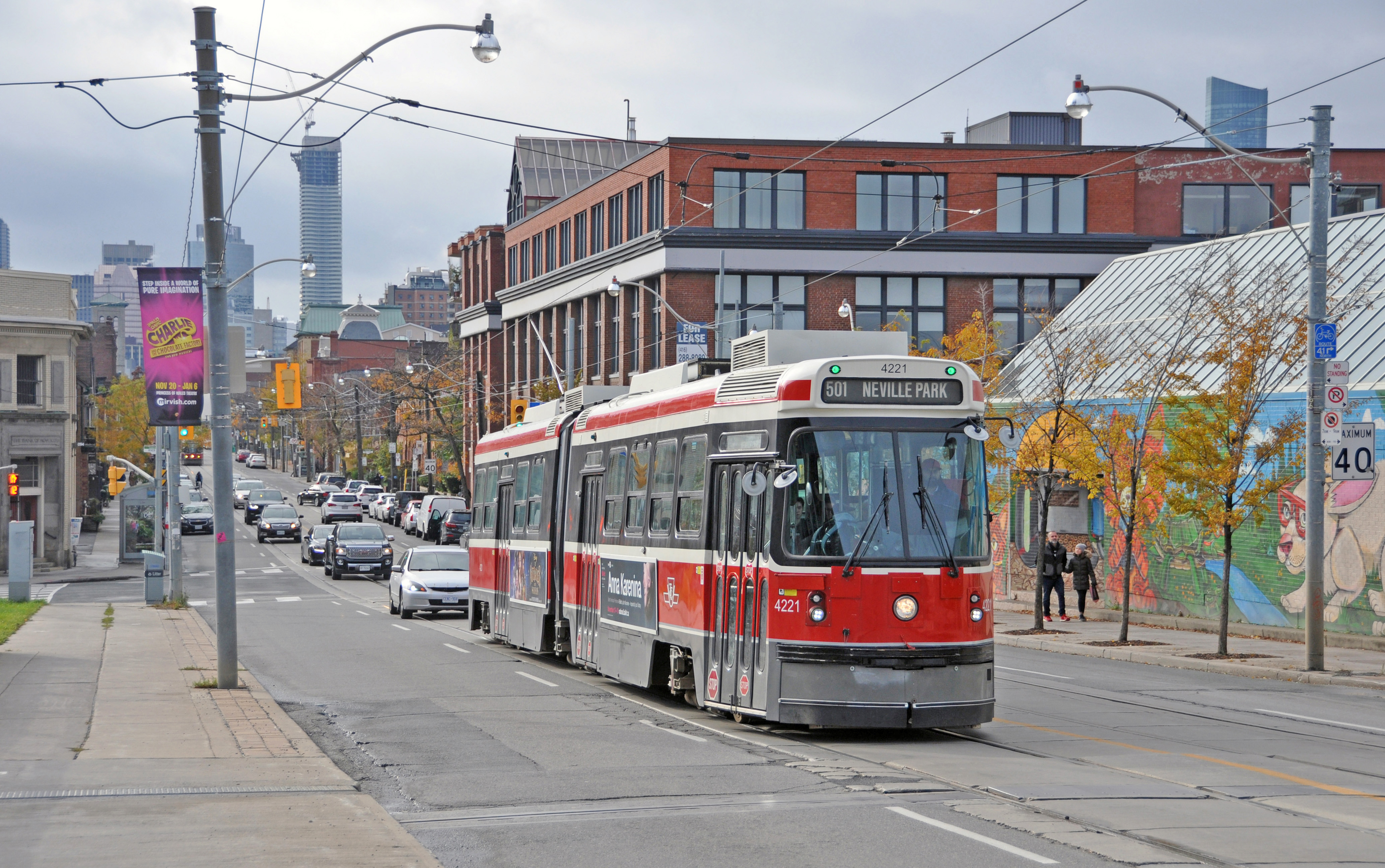 TTC ALRV on Queen Street