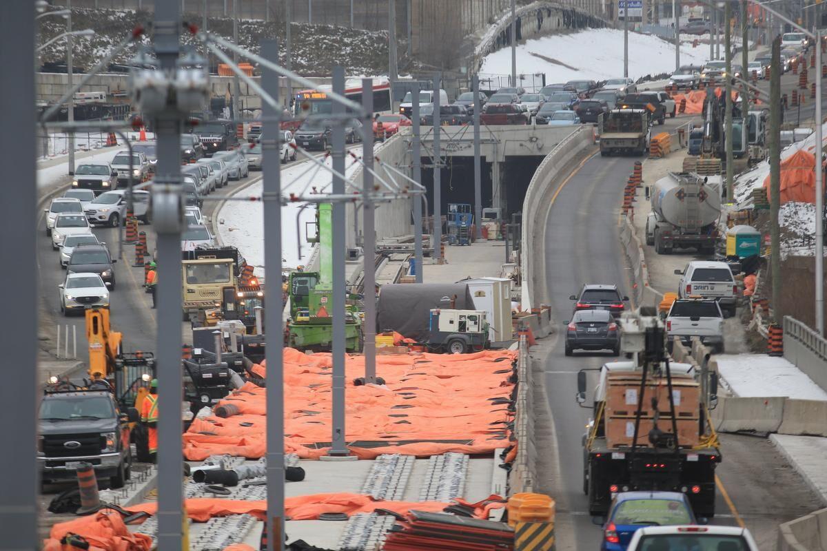 Eglinton LRT Construction