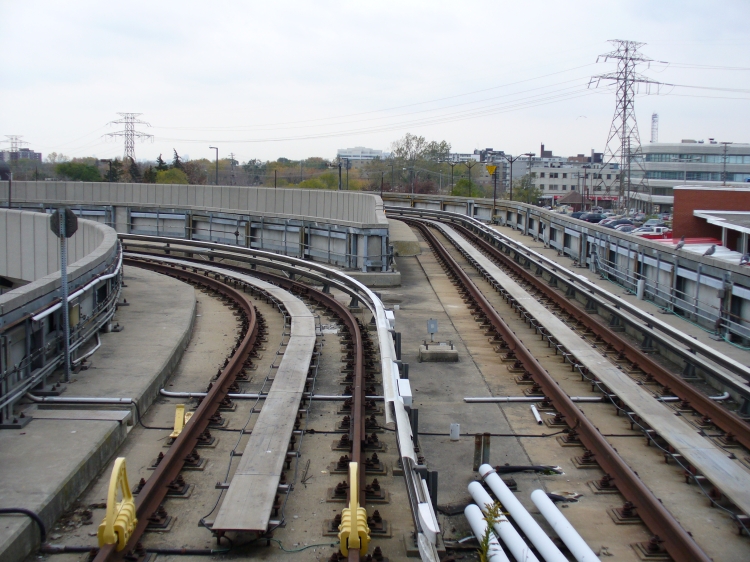 Abandoned Streetcar Loop at Kennedy Station