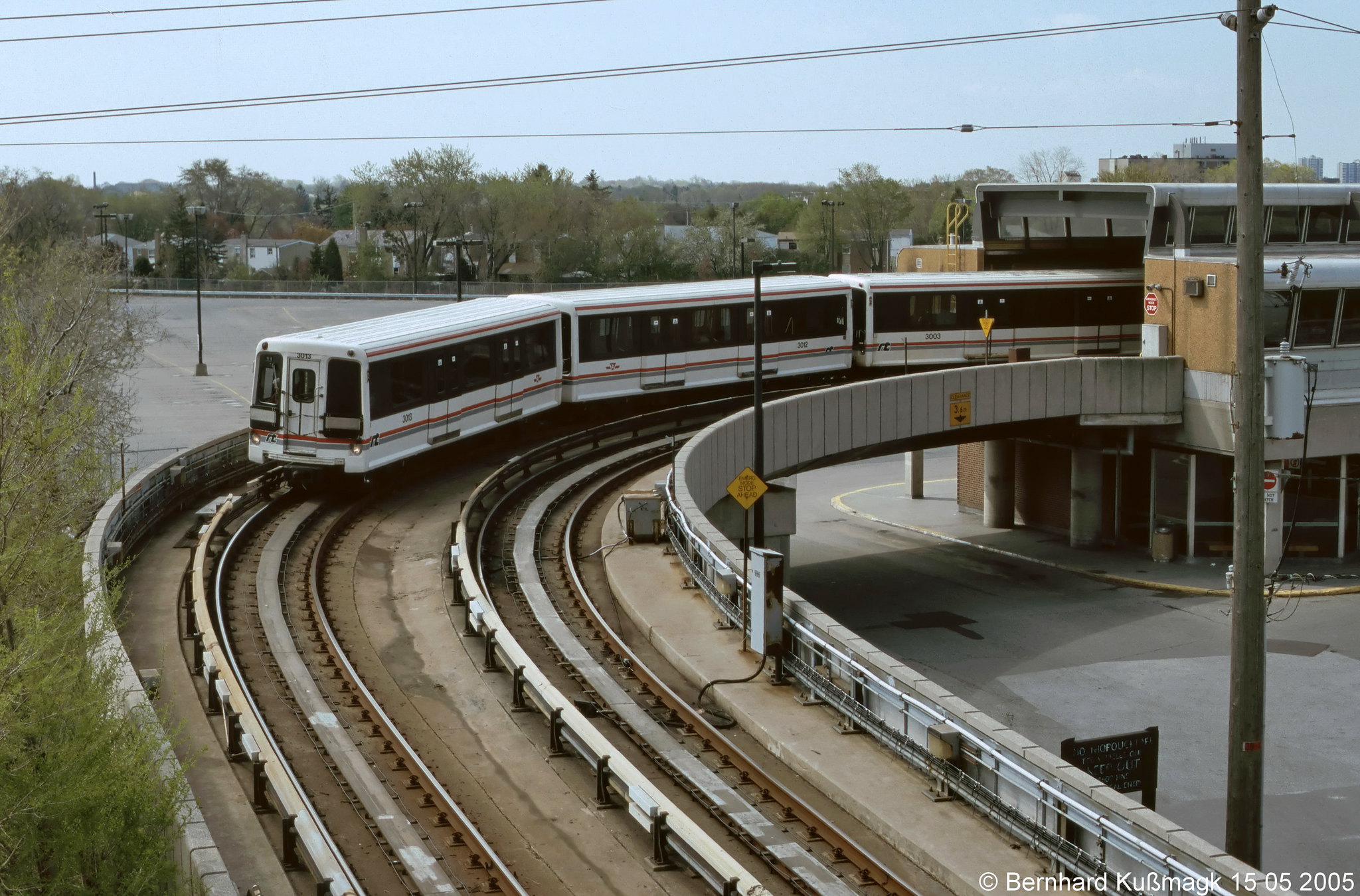 Scarborough RT Leaving Kennedy Station