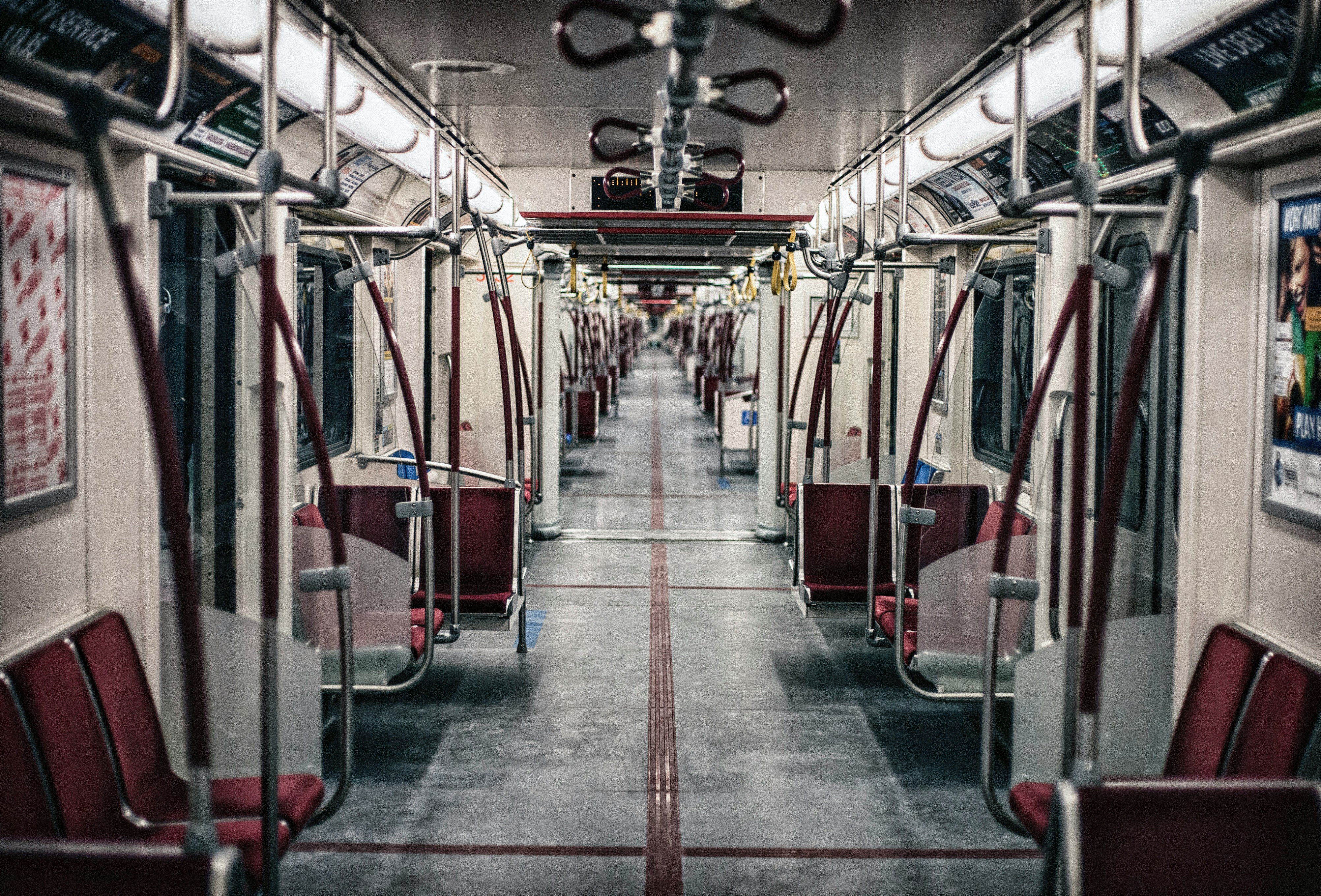 Toronto Rocket Subway Interior