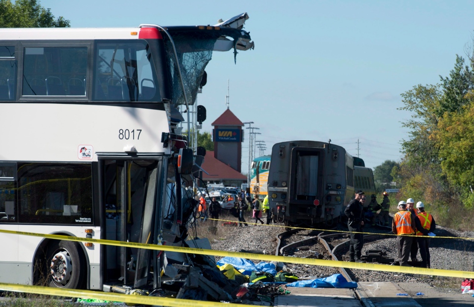 Wreck of OC Transpo vs VIA Rail